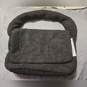 NWT! Black sherpa mixit handbag!